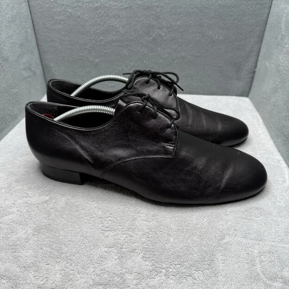 Supadance Men's Ballroom Dance Shoes UK 10.5 US 11.5 Black Leather Suede England